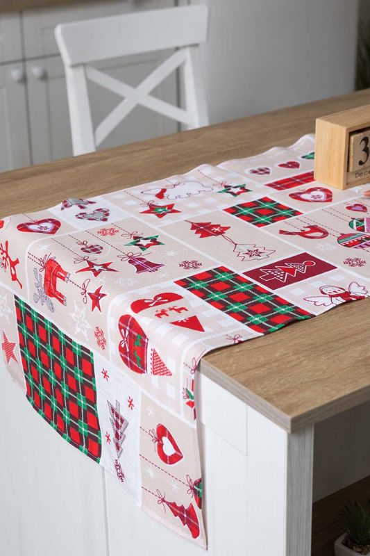 Доріжка (ранер) на стіл "Новорічна"